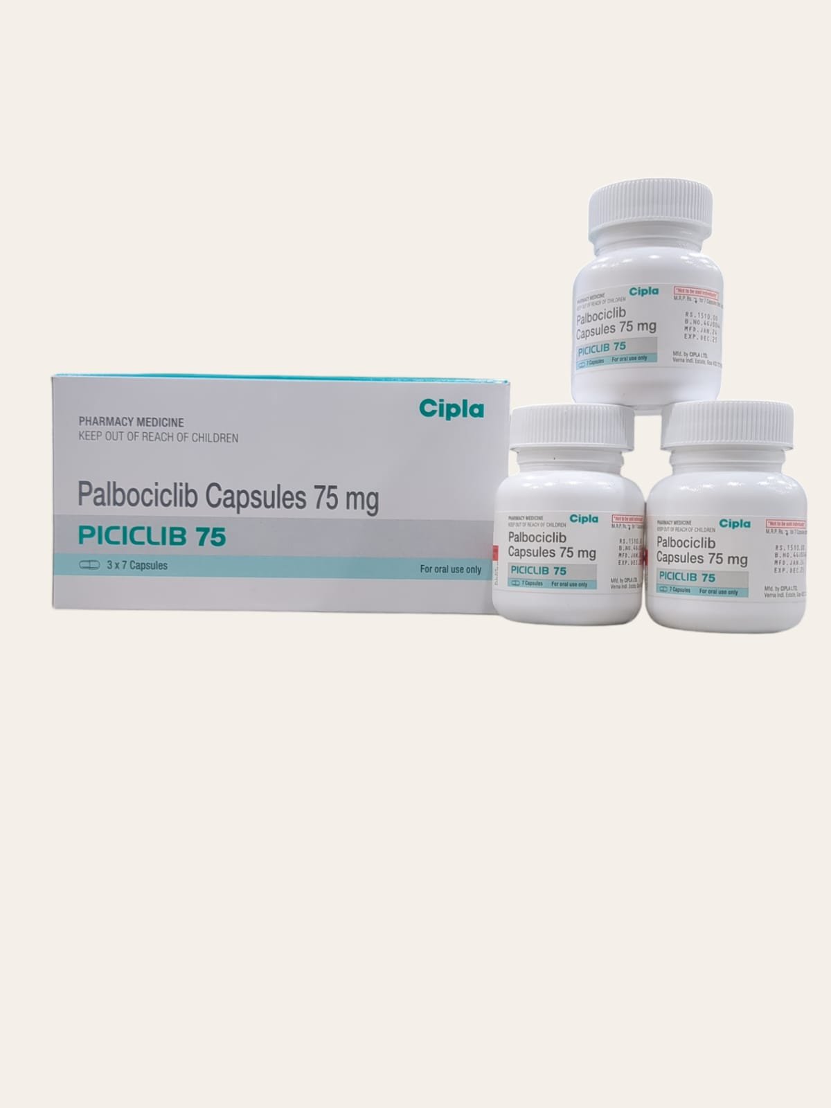 Piciclib 75mg (Palbociclib) Capsule