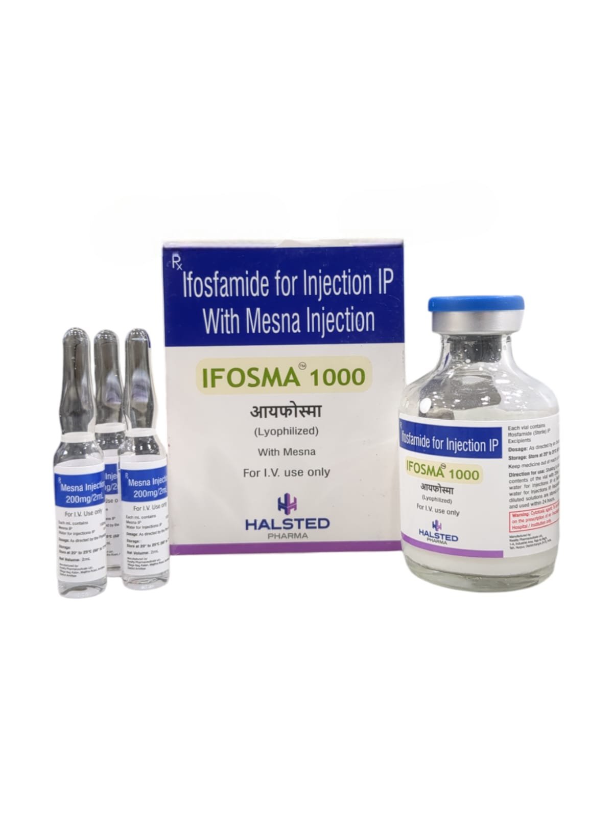 Ifosma 1000mg (Mesna + Ifosfamide) Injection