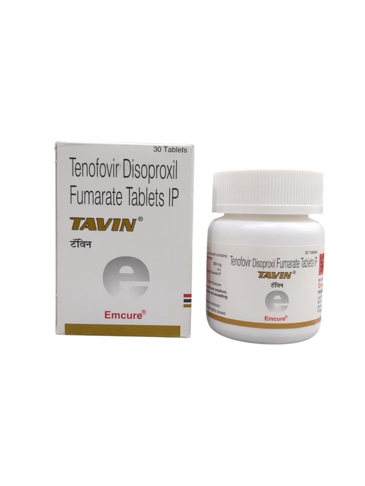 Tavin (Tenofovir disoproxil fumarate) 300mg Tablet