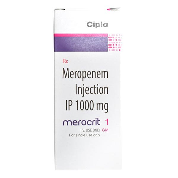 Merocrit (Meropenem) 1000mg Injection