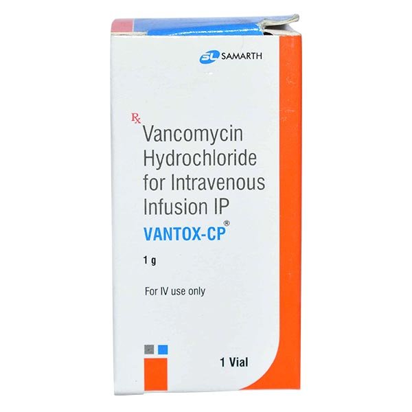 Vantox CP (Vancomycin) 1000mg Injection