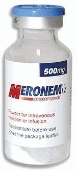 Meronem 500 (Meropenem) mg Inj
