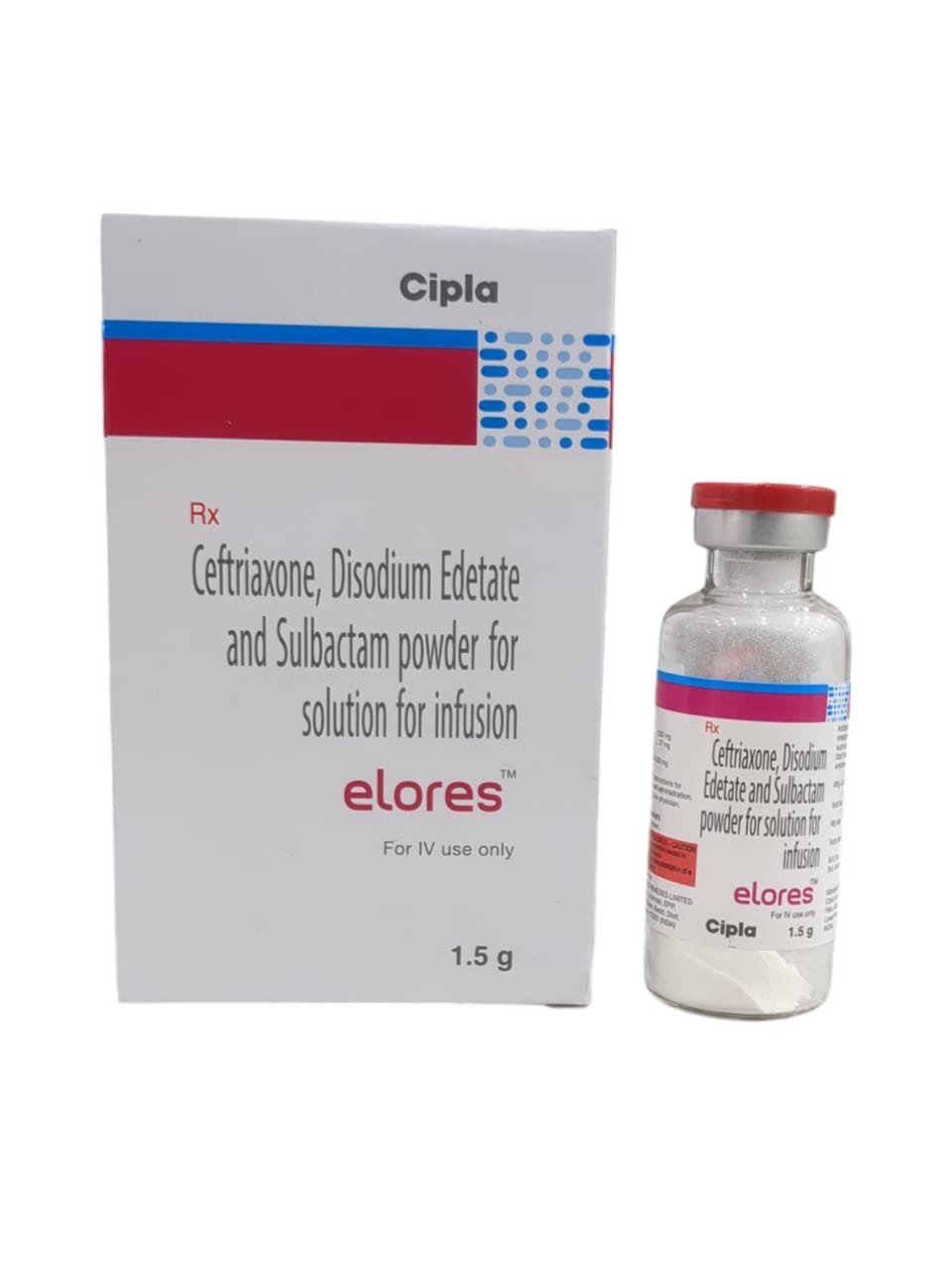 Elores (Ceftriaxone + Disodium edetate + Sulbactam) 1.5gm Injection