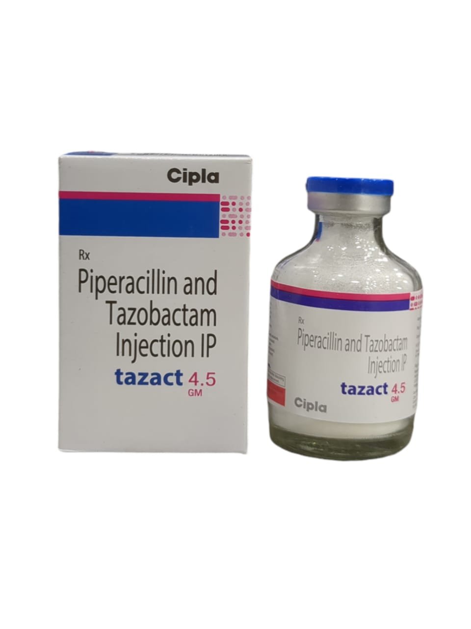 Tazact 4.5gm (Piperacillin + Tazobactum) Injection