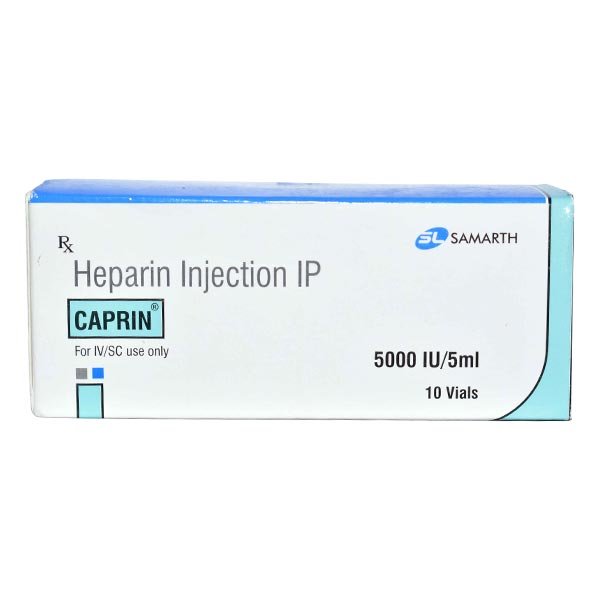 Caprin 5000IU (Heparin) Injection