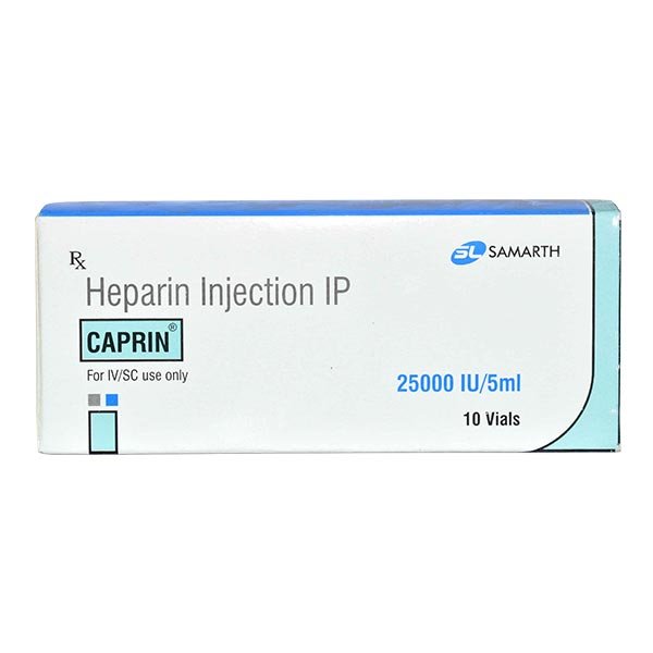 Caprin 25000IU (Heparin) Injection