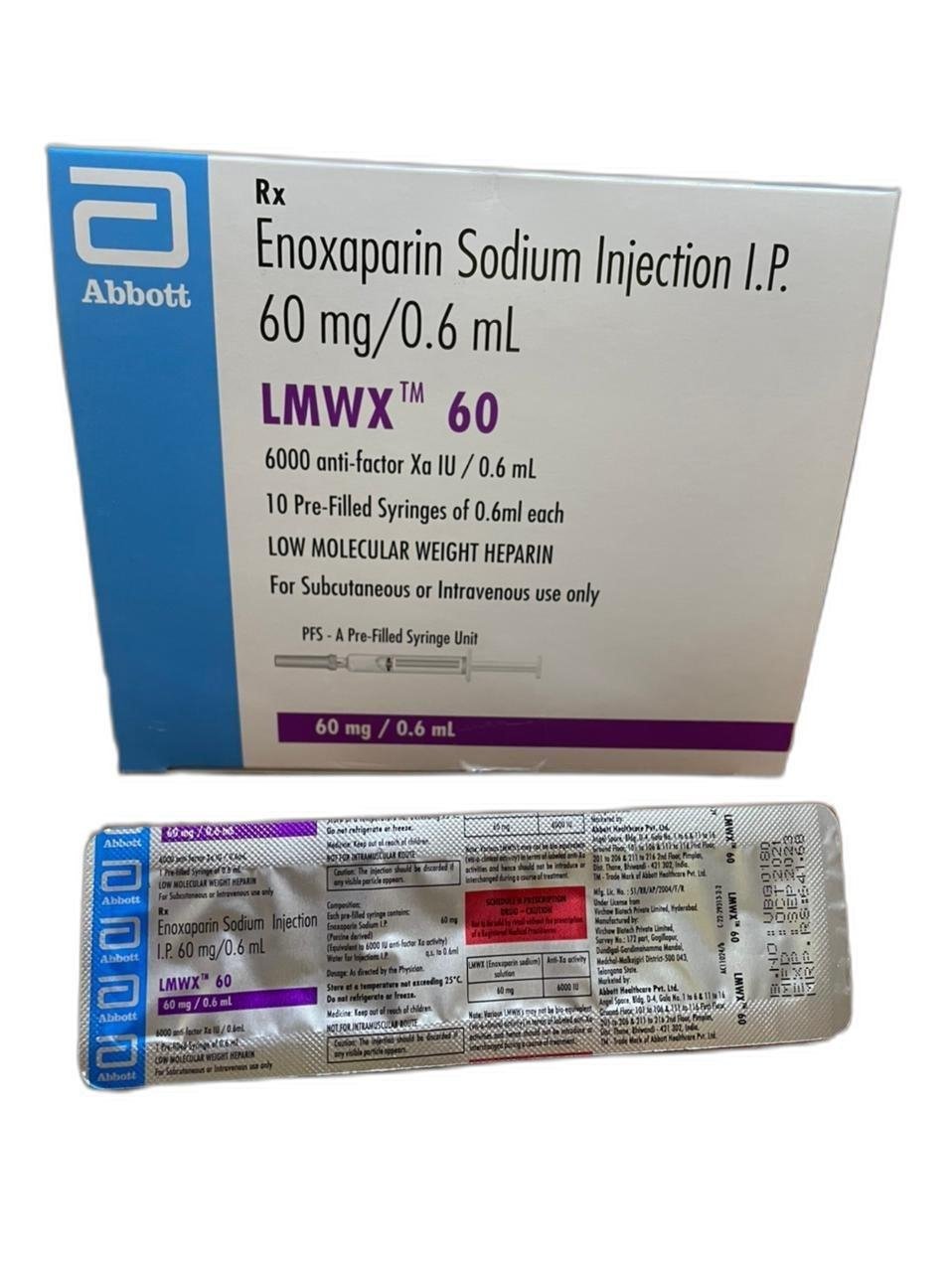 LMWX 60mg (Enoxaparin) Injection