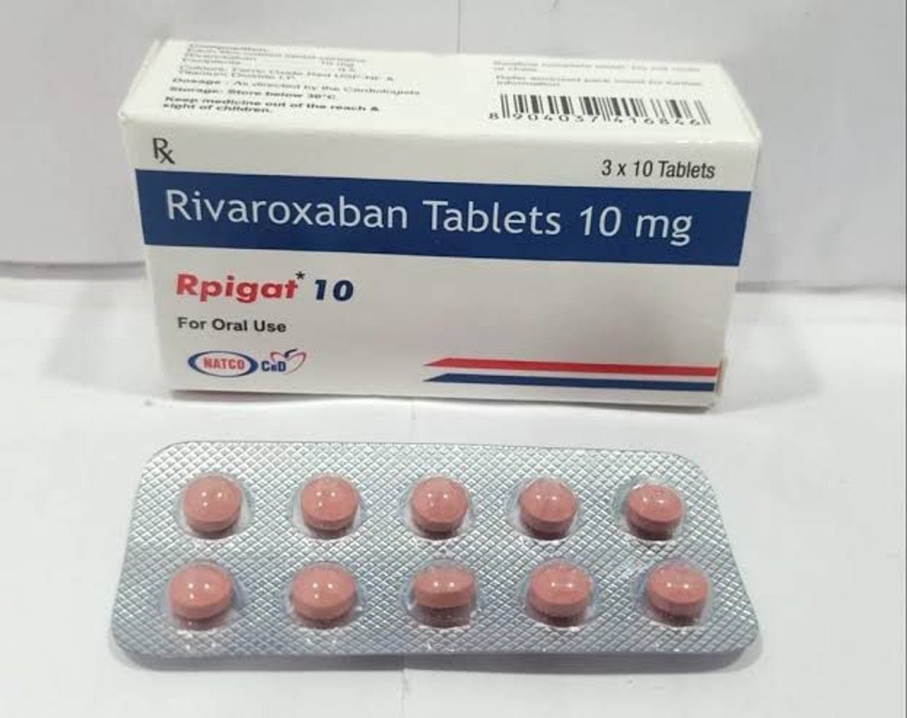 Rpigat 10mg (Rivaroxaban) Tablet