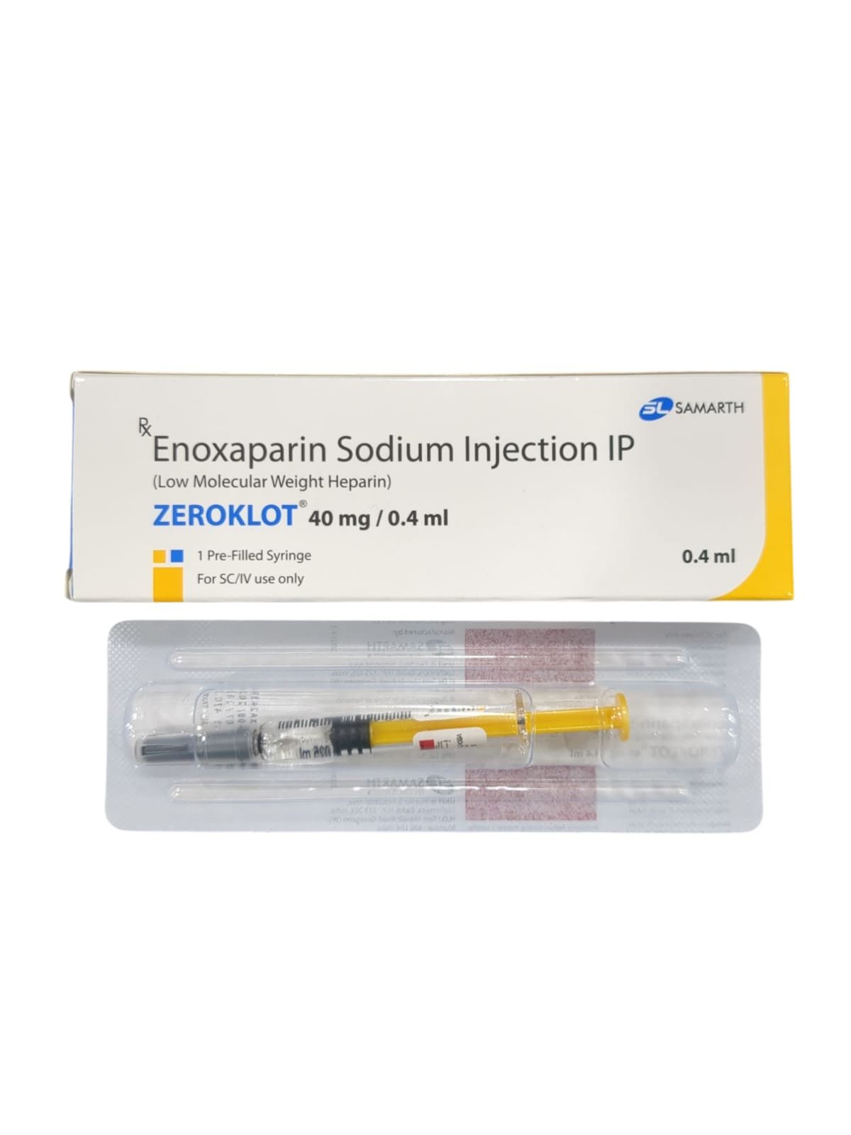 Zeroklot 40mg (Enoxaparin) Injection