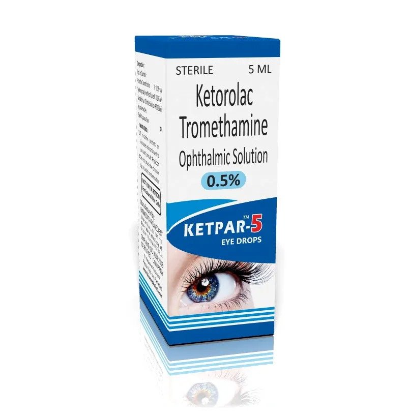 Ketpar-5 (Ketorolac Tromethamine 0.5%) Eye Drops