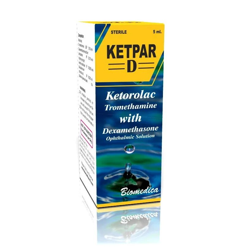 Ketpar D (Ketorolac Tromethamine & Dexamethasone) Eye Drops