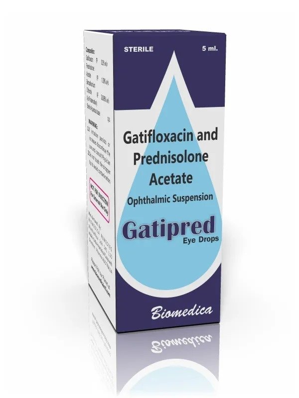 Gatipred (Gatifloxacin & Prednisolone) Eye Drops