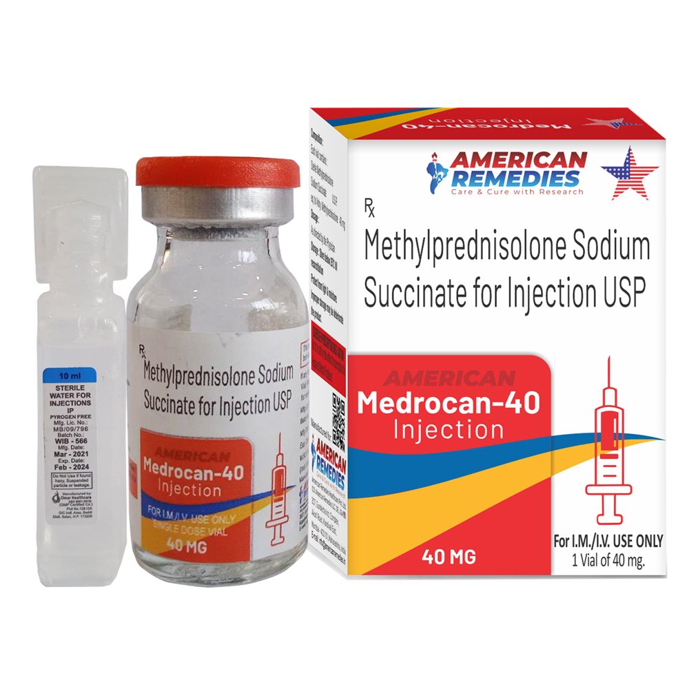 Medrocan 40 (Methylprednisolone) Injection