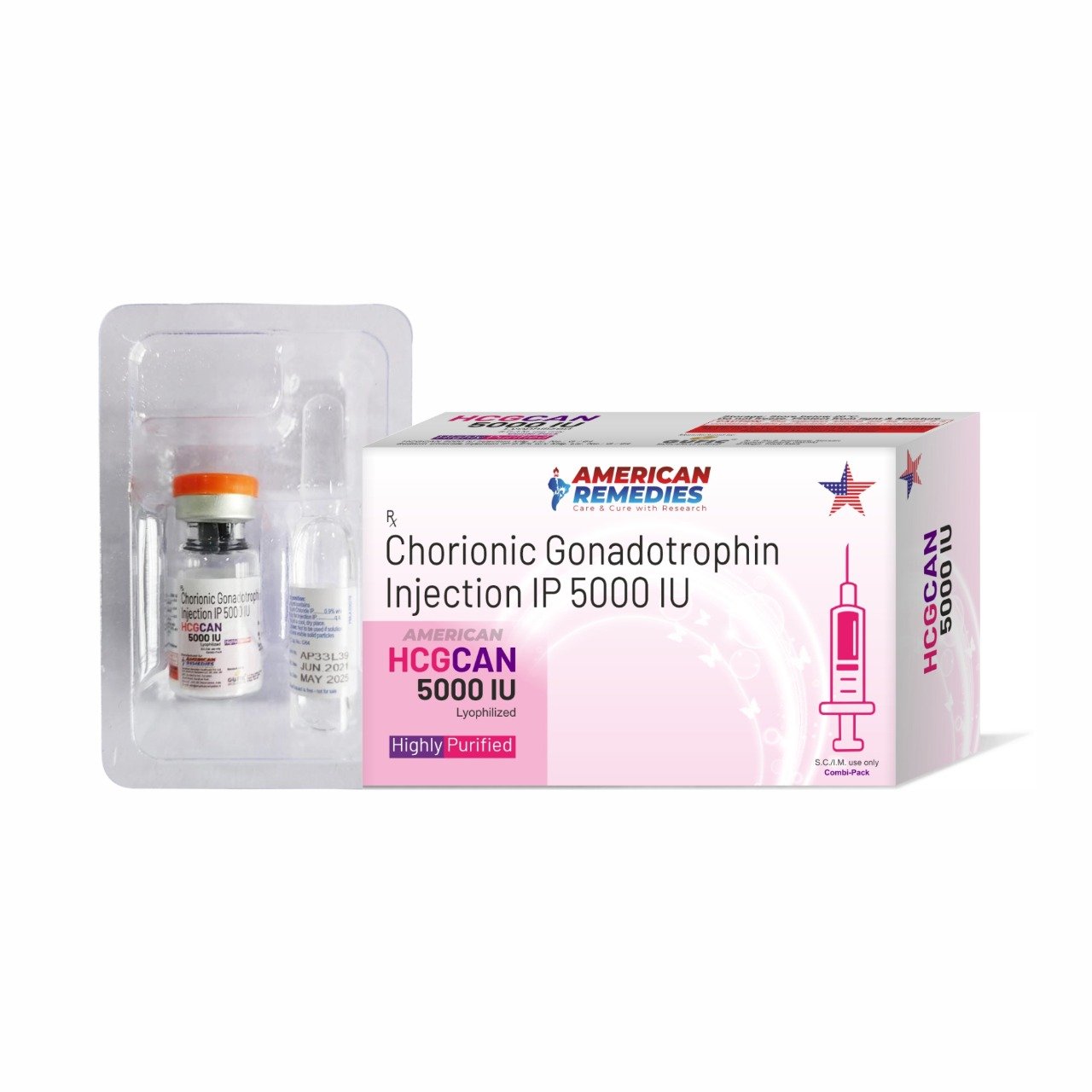 HCGcan 5000 (Human chorionic gonadotropin) Injection