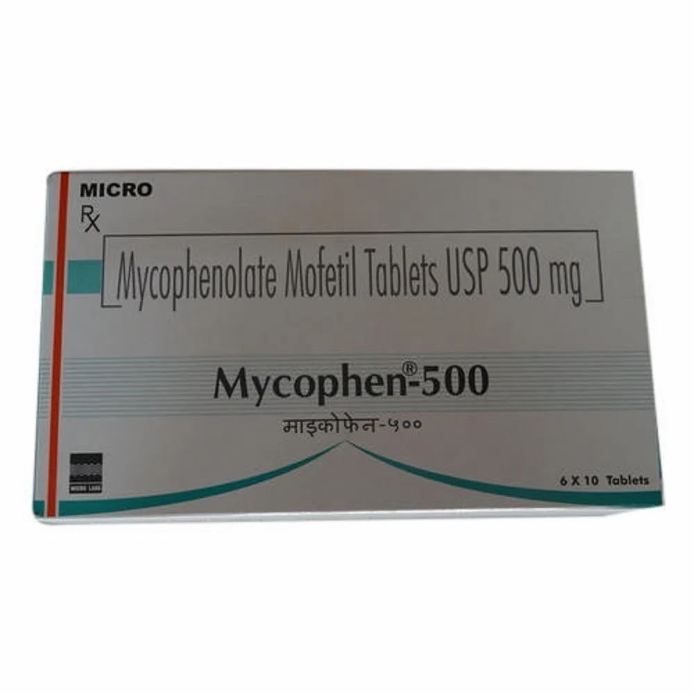 Mycophen 500mg (Mycophenolate mofetil) Tablet