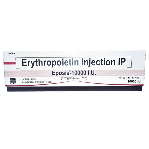 Eposis 10000IU (Recombinant Human Erythropoietin Alfa) Injection