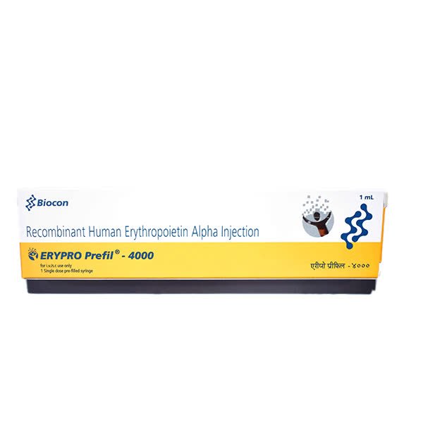Erypro Safe 4000IU (Recombinant Human Erythropoietin Alfa) Injection