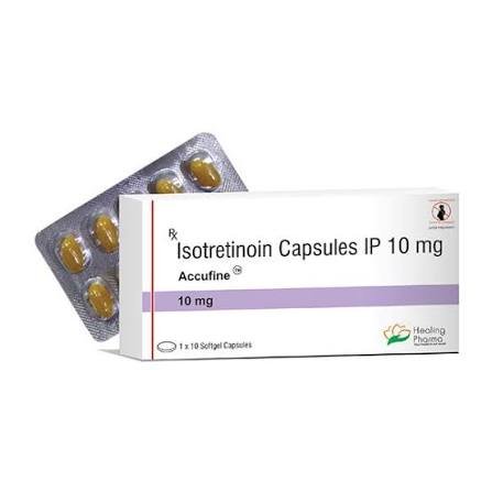 Accufine 10mg (Isotretinoin) Softgel Capsule