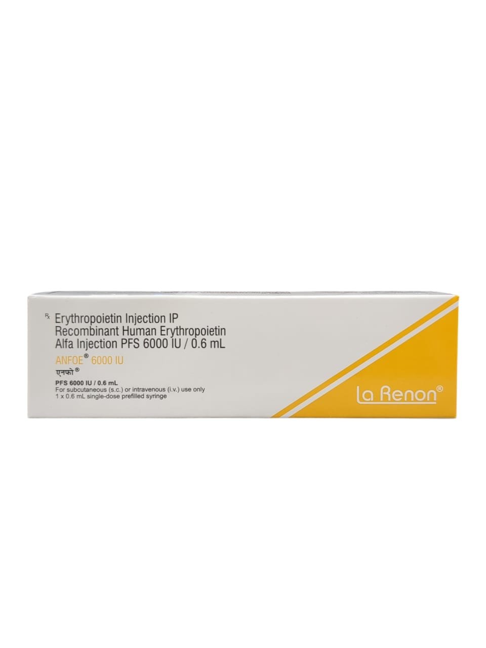 Anfoe 6000IU (Recombinant Human Erythropoietin Alfa) Injection