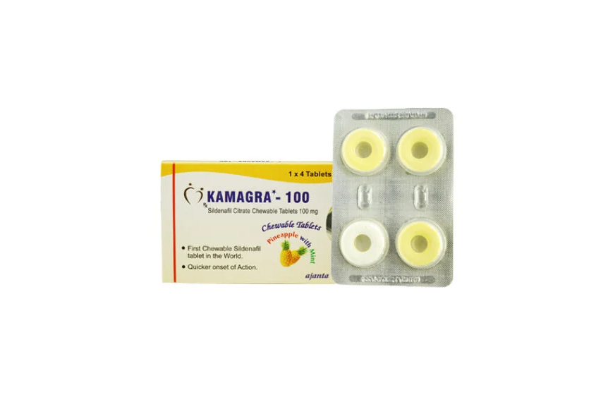 Kamagra Polo (Sildenafil Citrate 100mg) Chewable Tablet