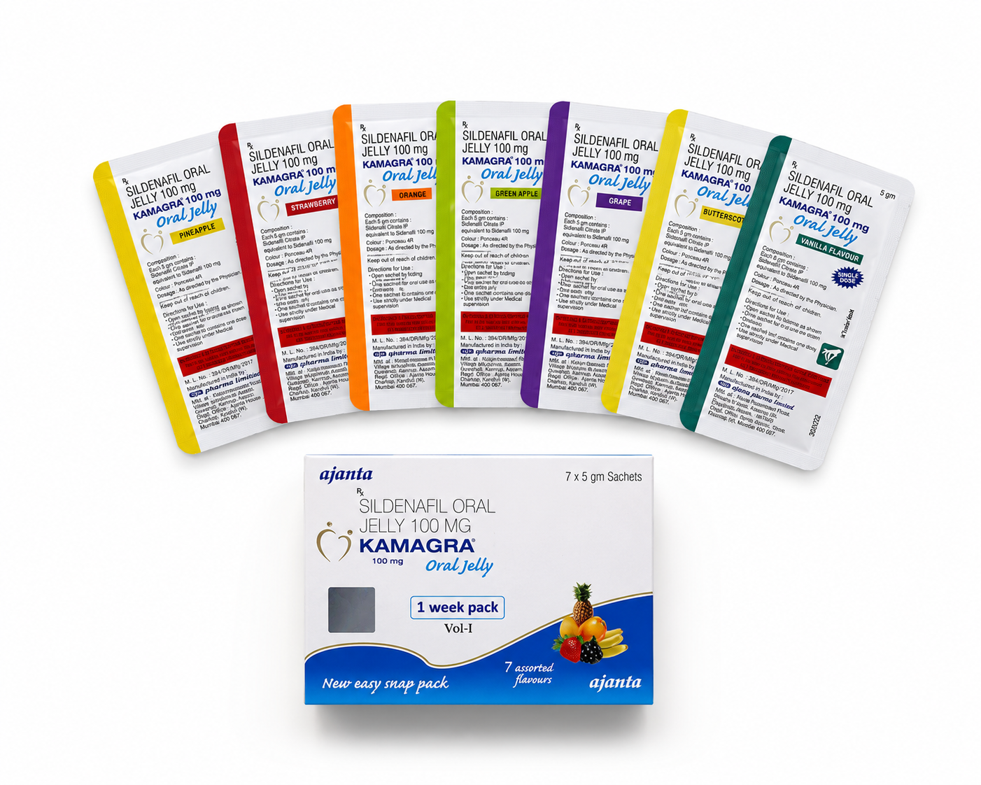 Kamagra (Sildenafil Citrate 100mg) Oral Jelly