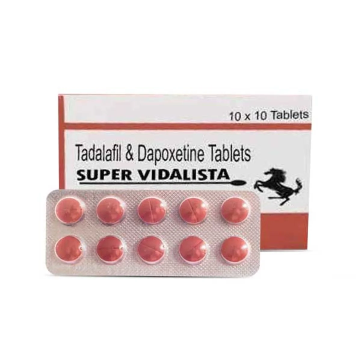 Super Vidalista (Tadalafit & Dapoxetine) Tablet