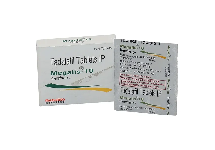 Megalis 10 Mg (Tadalafil 10mg) Tablet