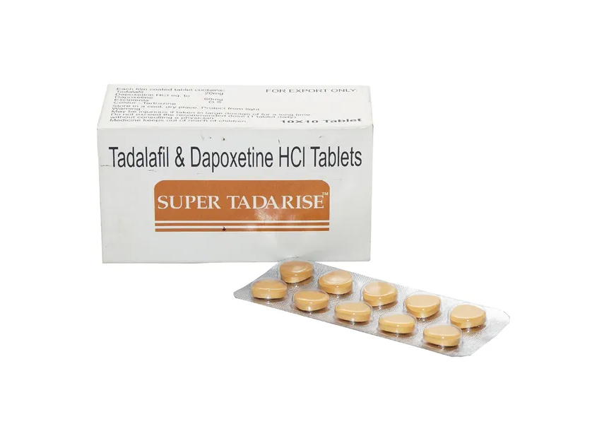 Super Tadarise 20 Mg (Tadalafil & Dapoxetine) Tablet