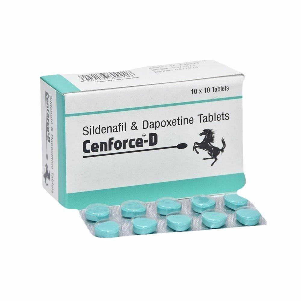 Cenforce -D (Sildenafil 100mg + Depoxetine 60mg) Tab