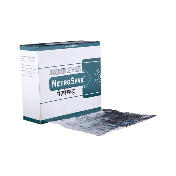 Nefrosave (Taurine + Acetylcysteine) Tablet