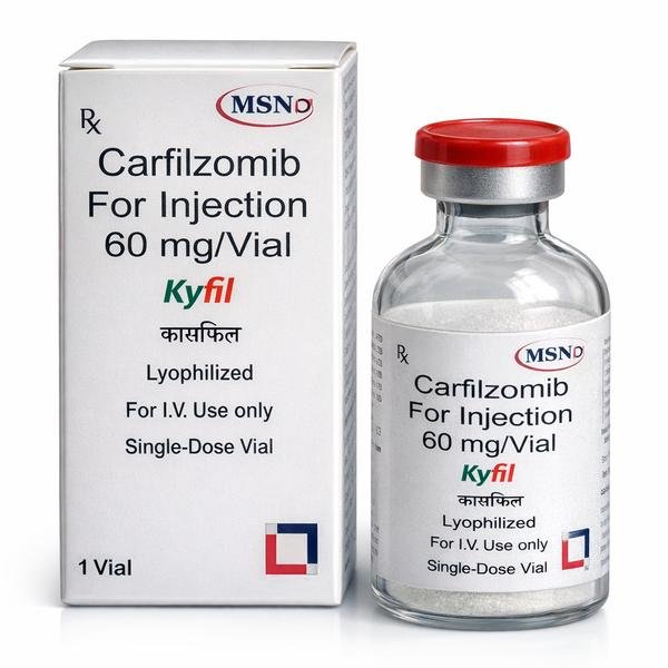 Kyfil 60mg Injection Exporter from India | Bulk Carfilzomib Supply to Washington, London, Bangkok, Canberra, Singapore, & Kingston | Ernest Impex