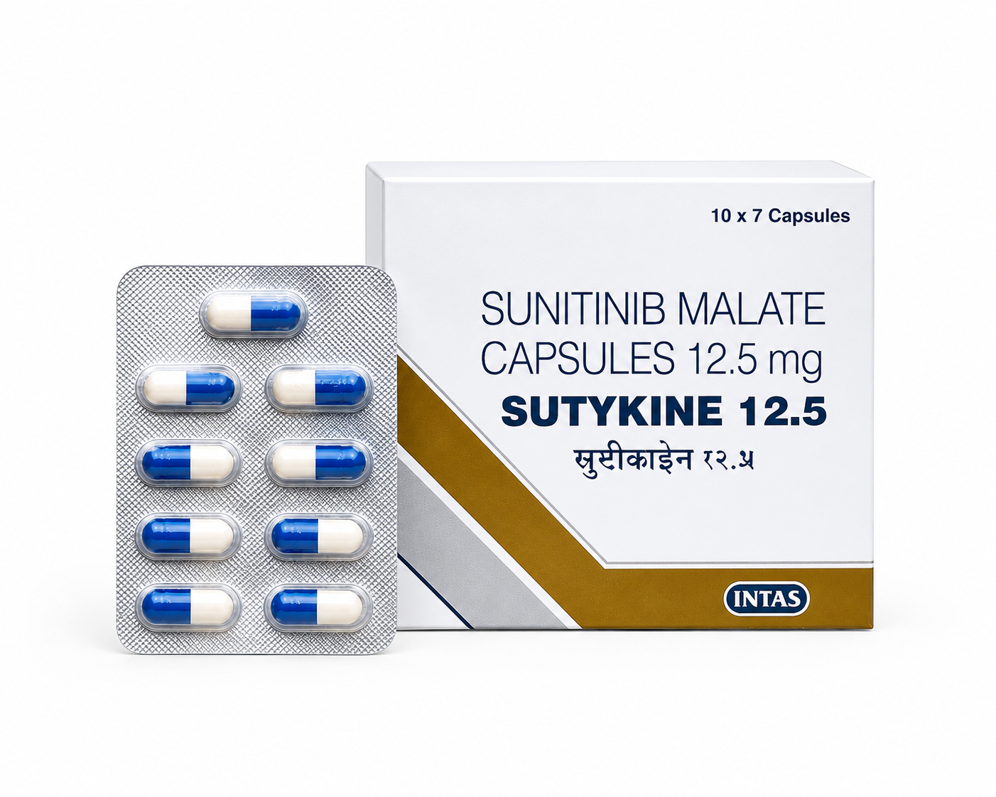 Sutykine 12.5mg Capsule (Sunitinib) | Global Oncology Exporter: USA, UK, Thailand, Australia,